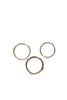 Alouette Design
 Triple Ring - Gold