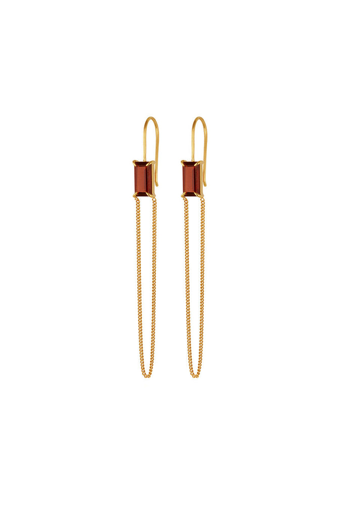 Temple Of The Sun Ember Earring - Gold