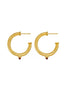 Temple Of The Sun Vulcan Hoops - Gold