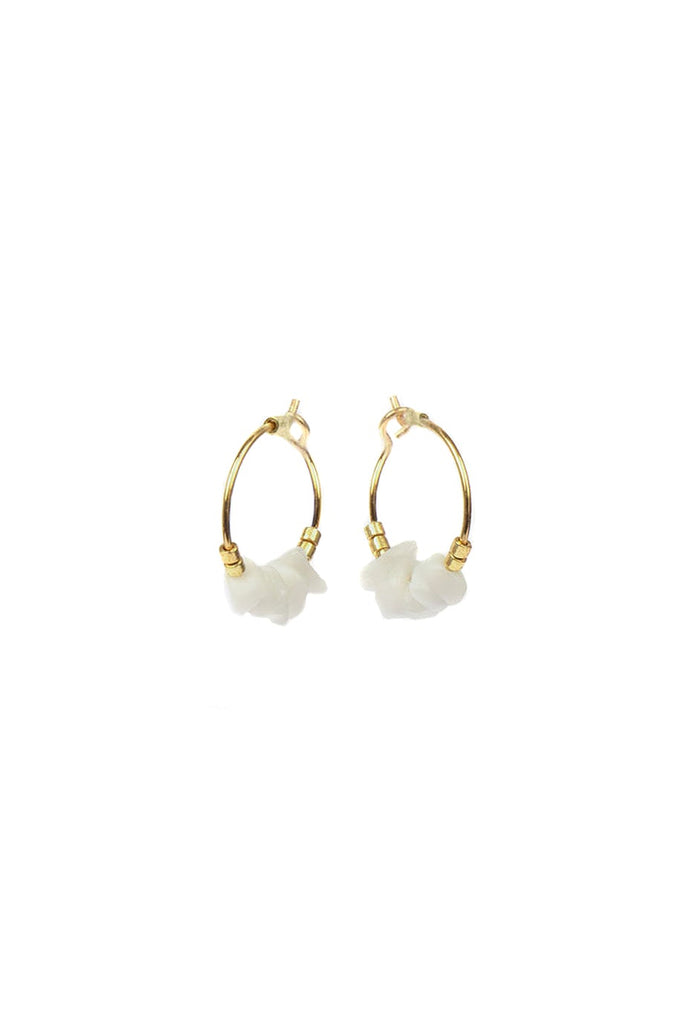 Medecine Douce Yvette Hoops - White