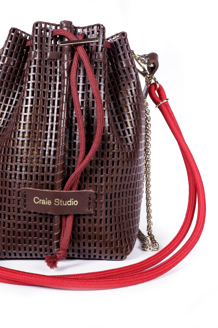 Craie Studios Bibi Pouch - Chocolate