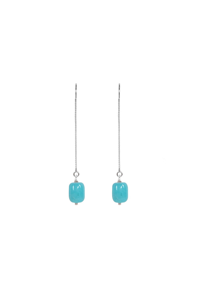 Alouette Design
 Thread Earring - Turquoise