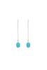 Alouette Design
 Thread Earring - Turquoise