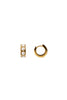 Fairley Pearl Huggie - Gold