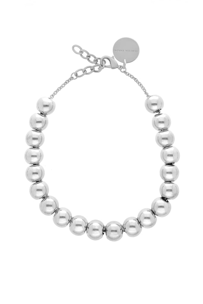Vanessa Baroni BEADS NECKLACE - Silver