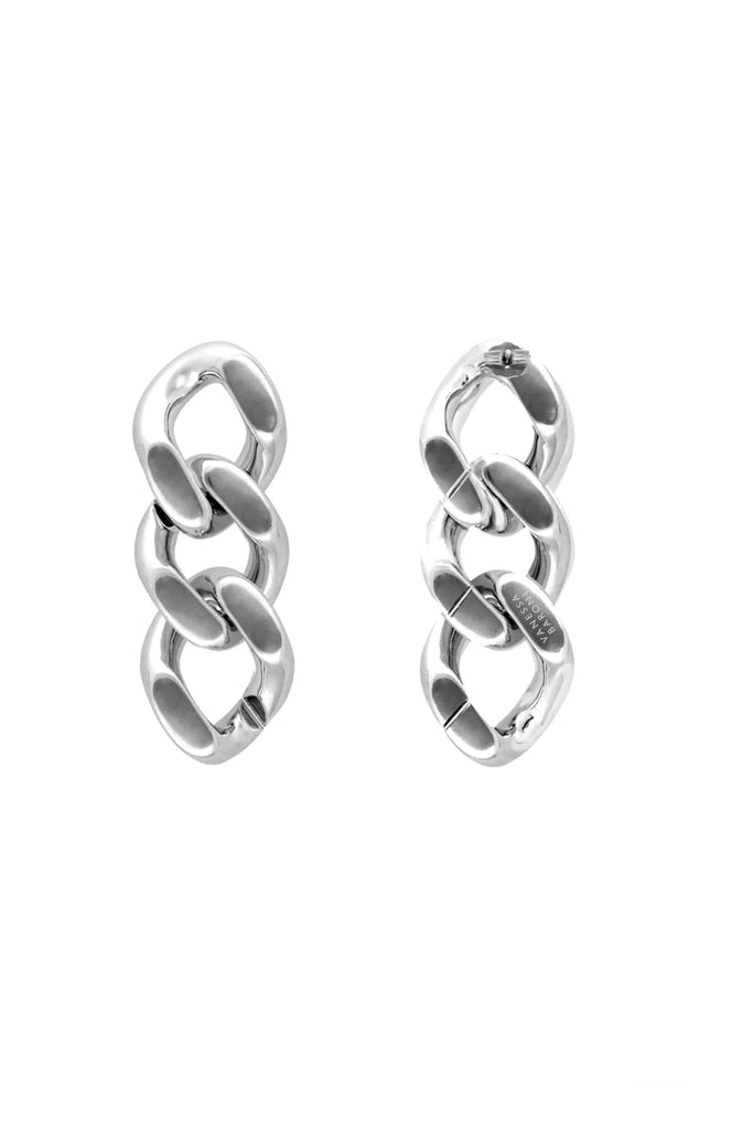 Vanessa Baroni CHAIN EARRING - Silver