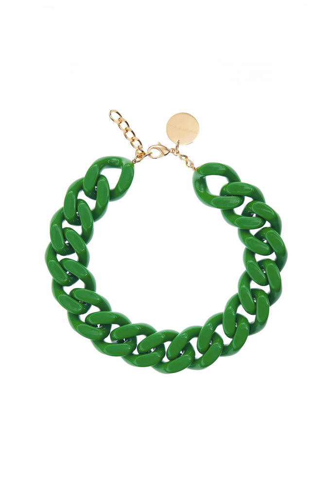 Vanessa Baroni CHAIN NECKLACE - Green