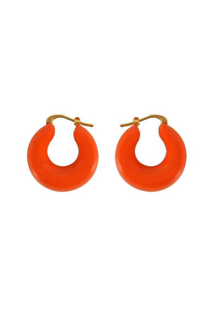 Vanessa Baroni Circlet Earring - Orange