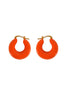 Vanessa Baroni Circlet Earring - Orange