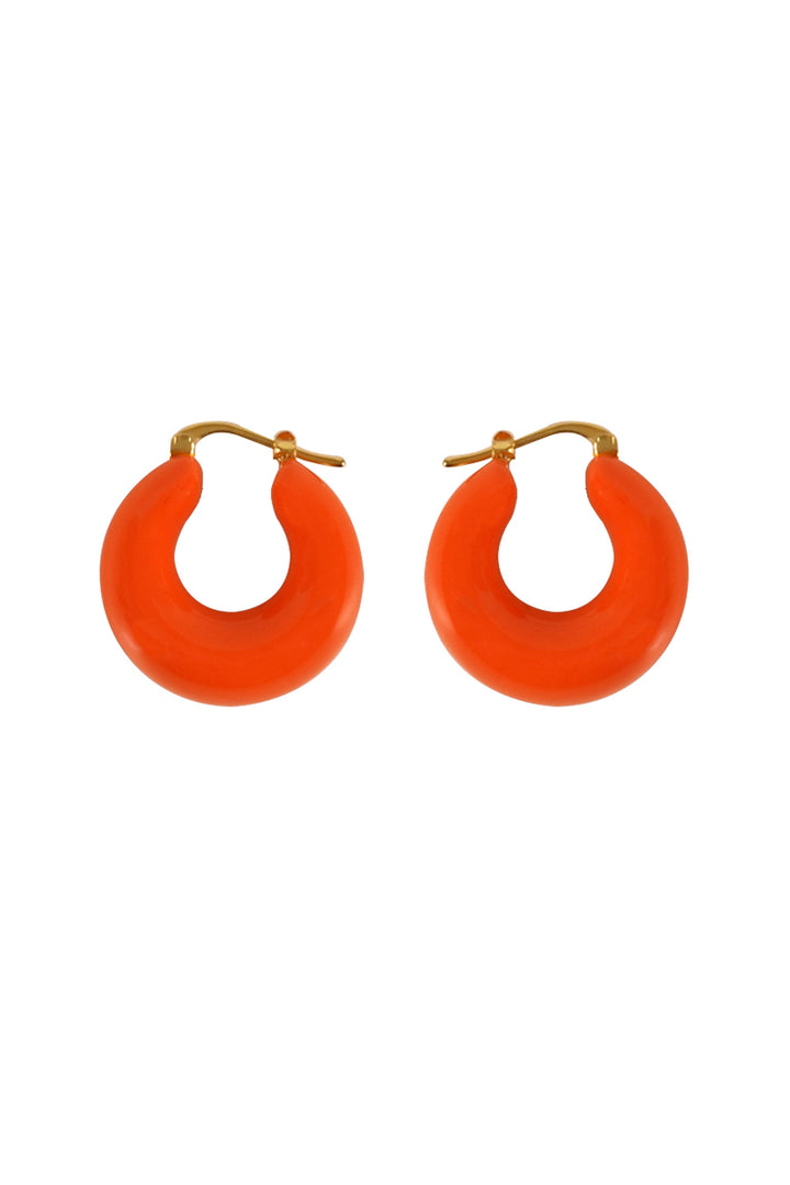Vanessa Baroni Circlet Earring - Orange