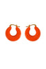 Vanessa Baroni Circlet Earring - Orange