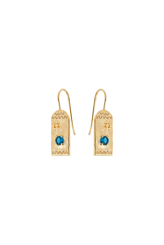 Louise Hendricks Tania Earring - Sapphire