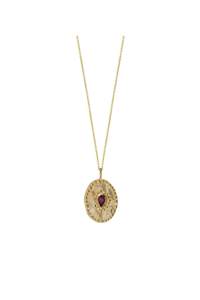 Louise Hendricks Verine Necklace - Burgundy