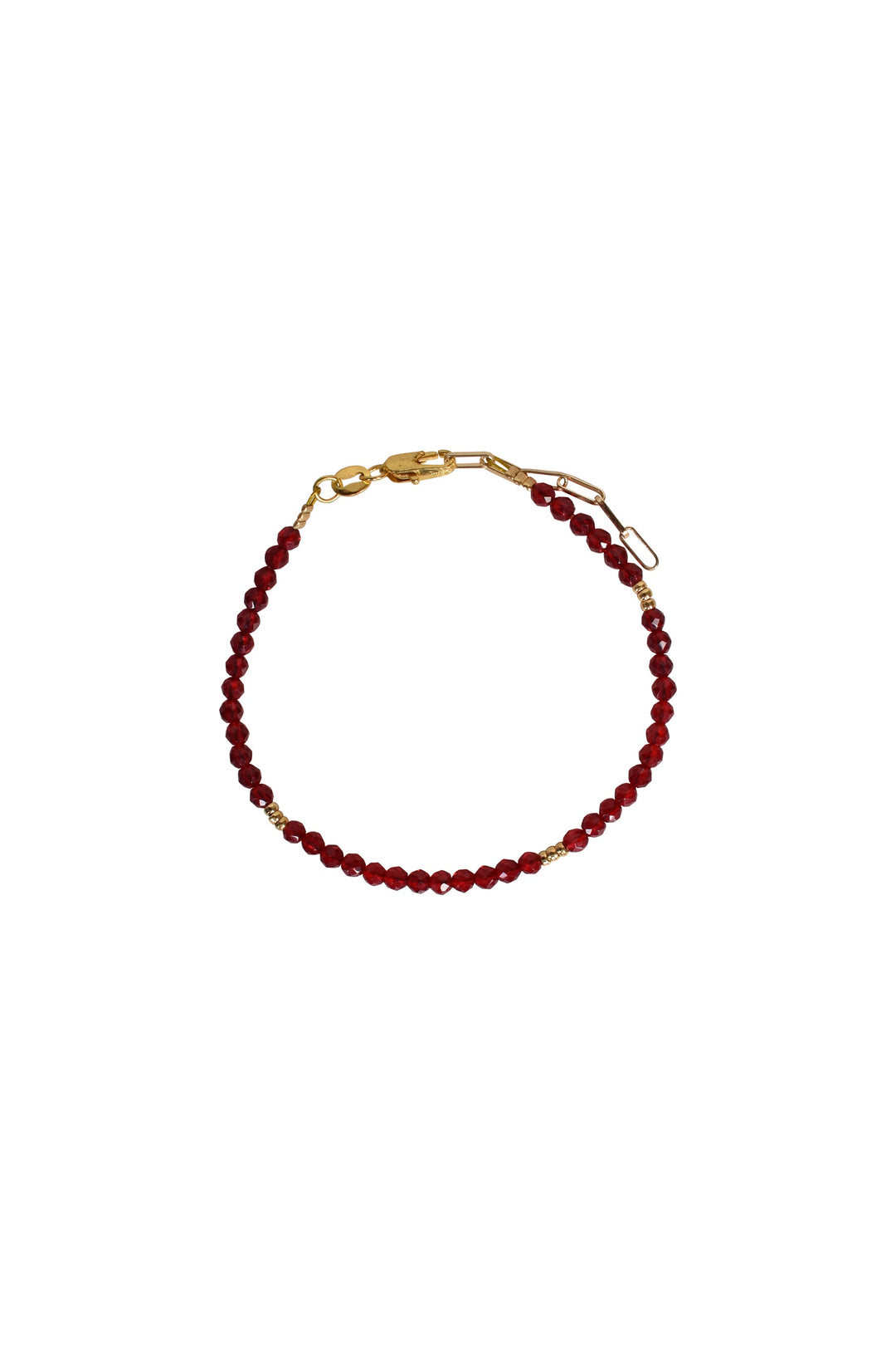 Alouette Design
 Seed Bracelet - Red