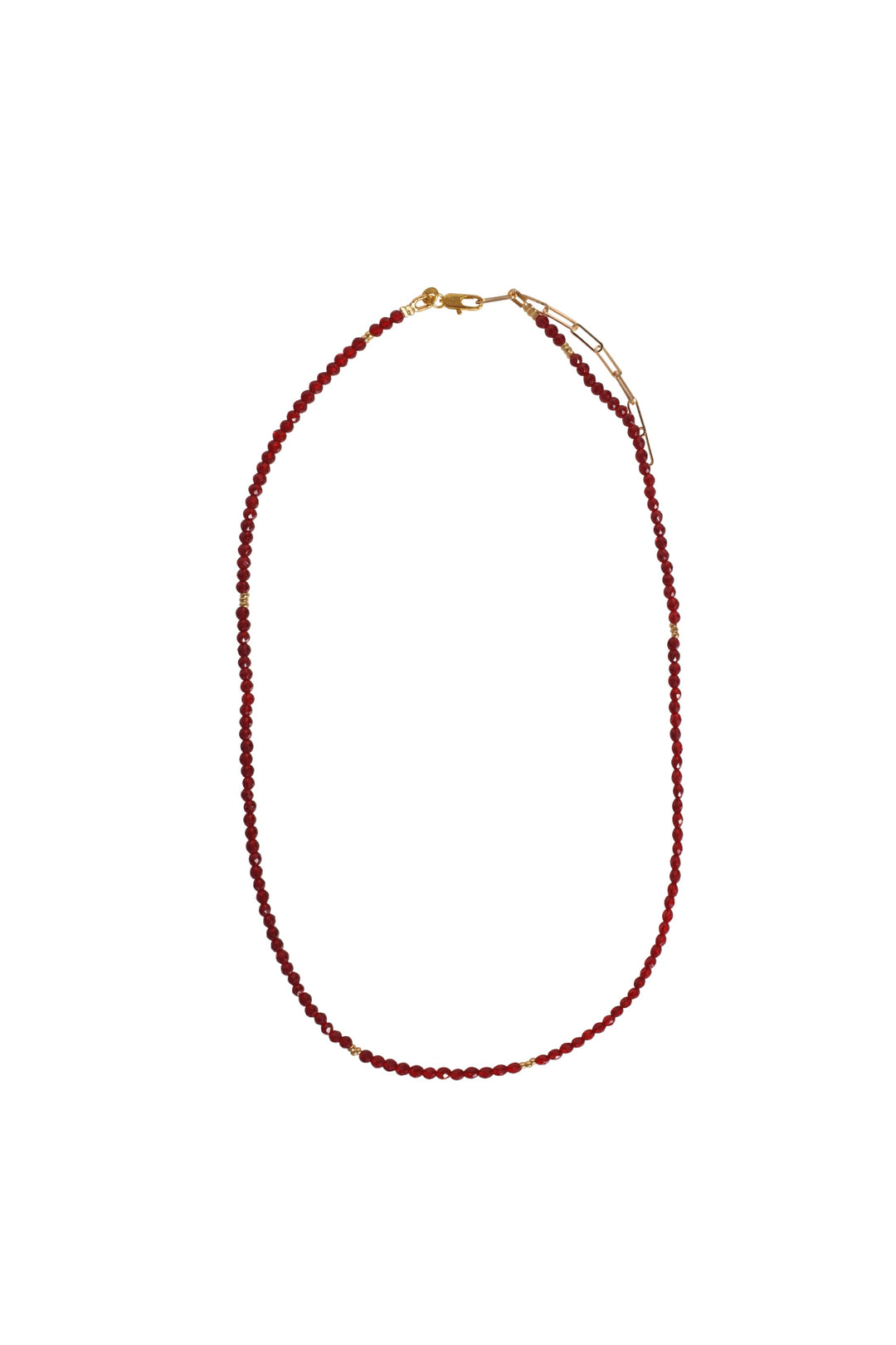 Alouette Design
 Seed Necklace - Red