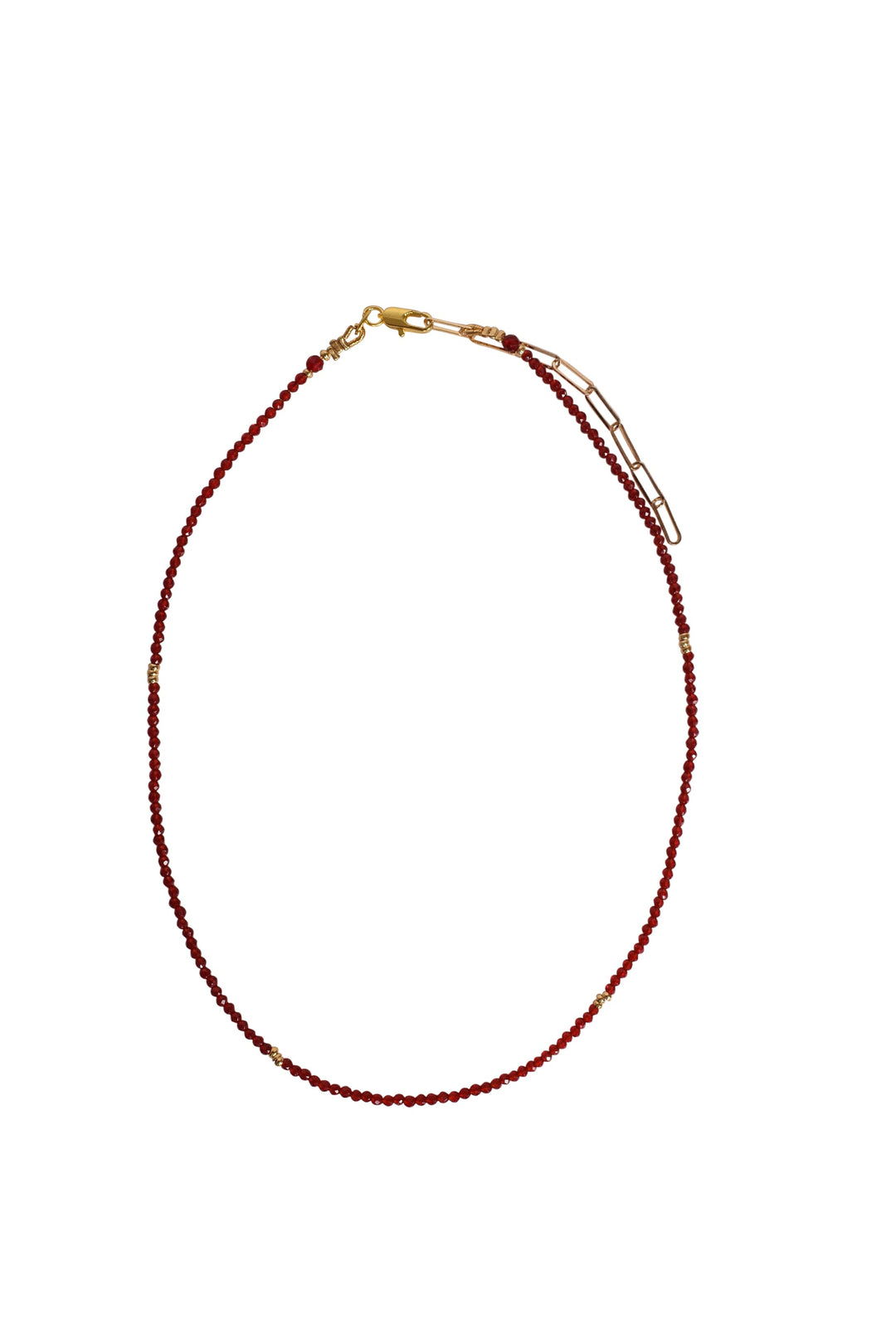 Alouette Design
 Tiny Necklace - Red