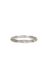 Alouette Design
 Hamerred Bangle - Silver