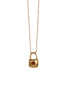 Alouette Design
 Locket Necklace - Gold
