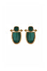 Alouette Design
 Scarab Earring - Gold