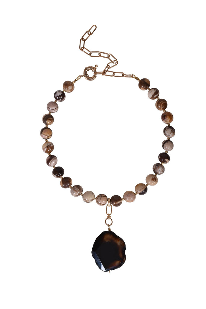 Alouette Design
 Penny Necklace - Jasper