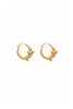 Alemais Aligator Hoop - Gold