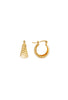 Fairley Croissant Hoops - Gold