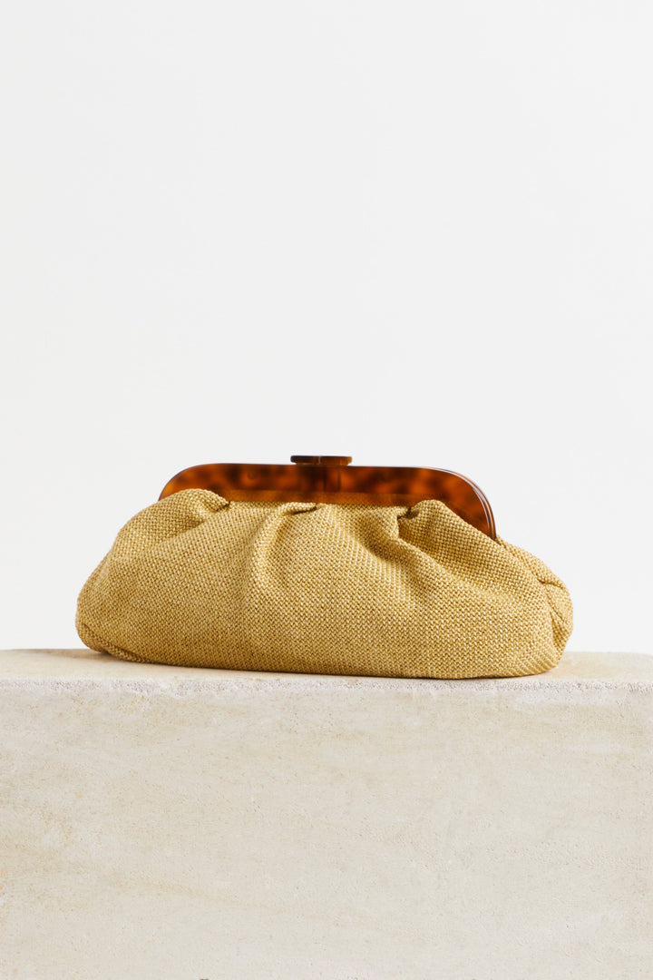 Sita Nevado Verbena Clutch - Natural