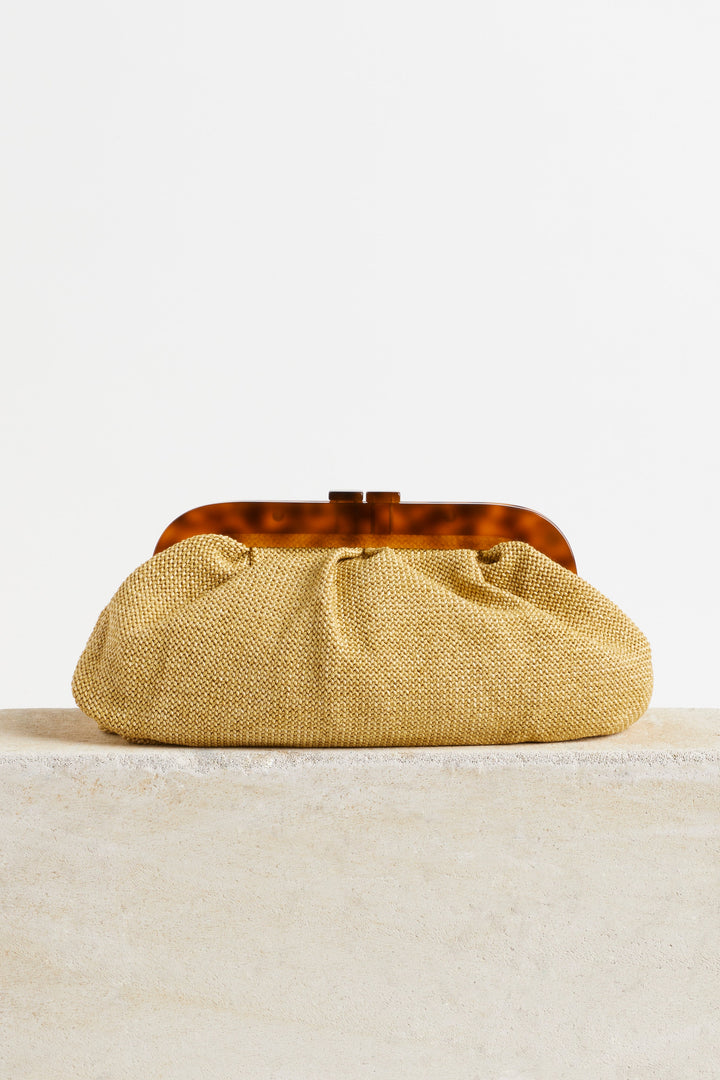 Sita Nevado Verbena Clutch - Natural