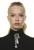 Rada Crystal Brooch - Silver