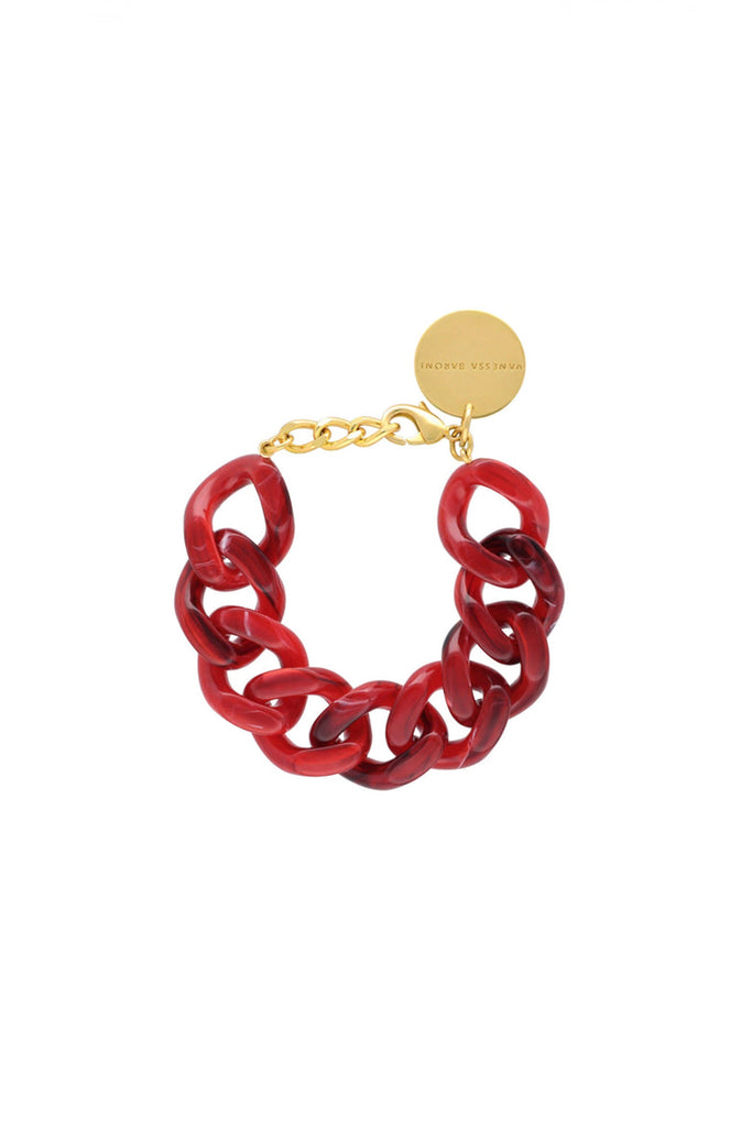 Vanessa Baroni Chain Bracelet - Red