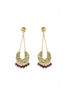 Husk Bead Earring - Gold