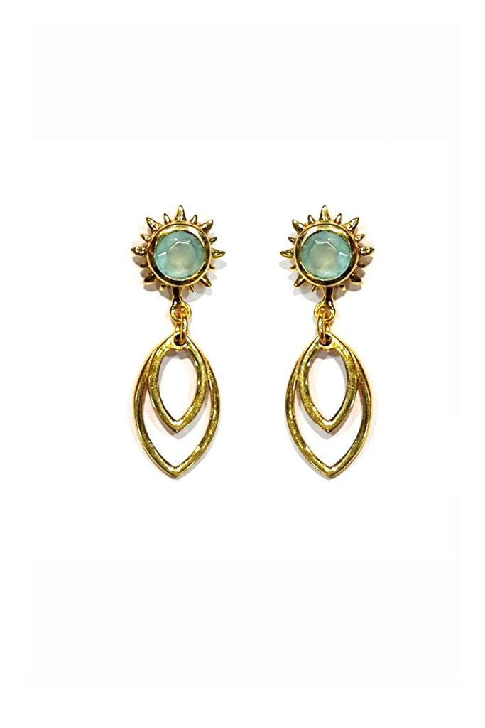 Husk Sun Earring - Gold
