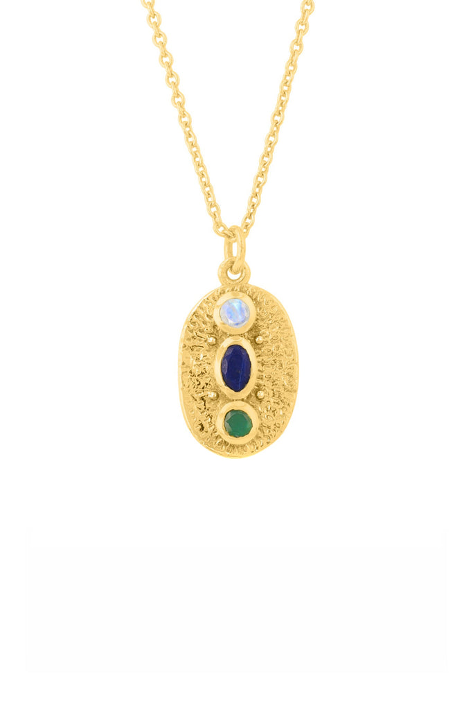 Husk Rainbow Necklac - Gold