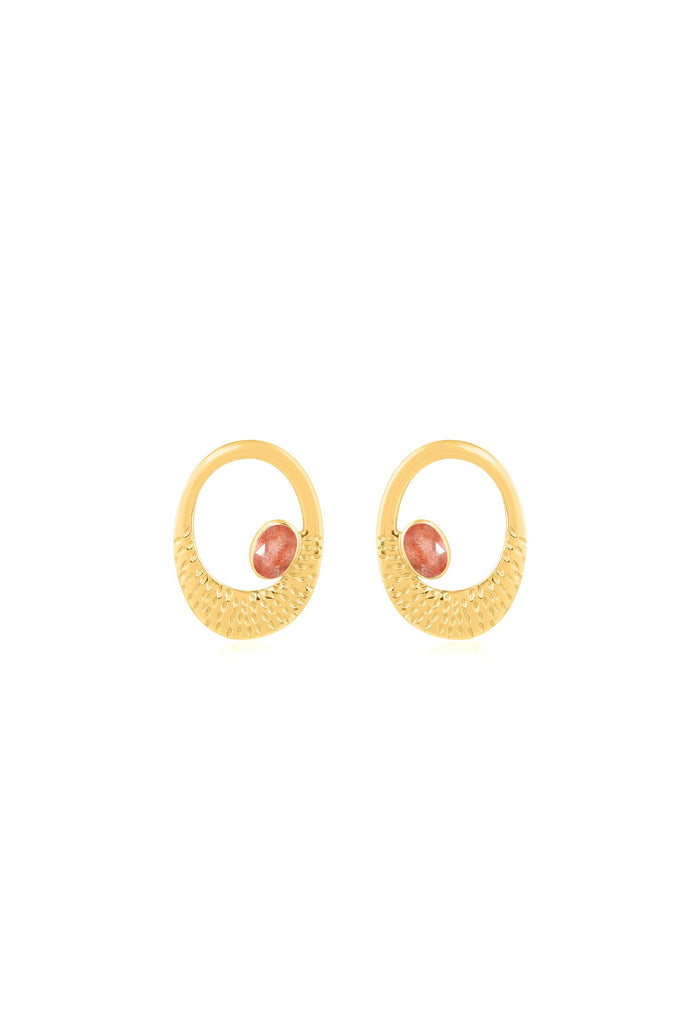 Husk Berry Hoop - Gold