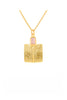 Husk Square Necklace - Gold