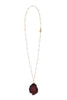 Alouette Design
 Pluma Necklace - Plum