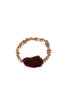 Alouette Design
 Stone Bracelet - Plum