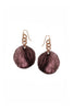 Alouette Design
 Drop Earring - Plum