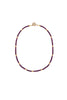 Alouette Design
 Bead Necklace - Plum