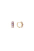 Fairley Amethyst Huggie - Gold