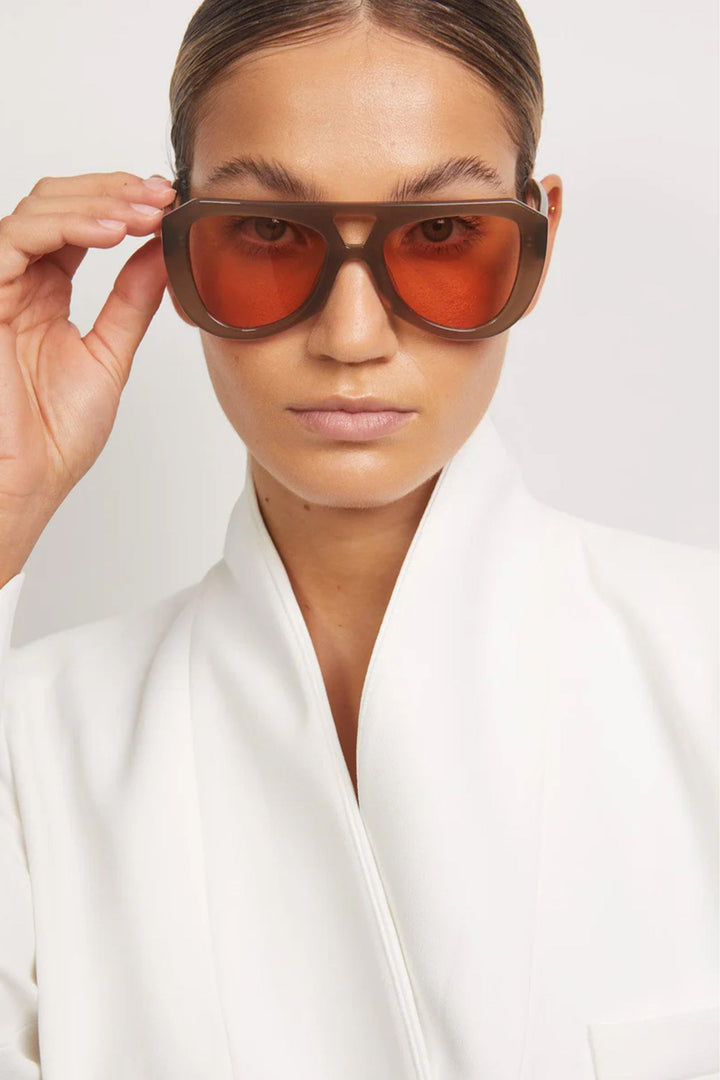 Bresac Havana Sunglass - Grey