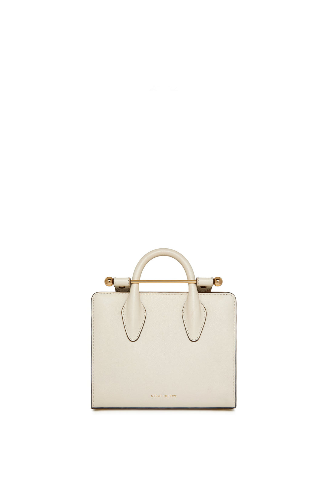 Strathberry Nano Tote - White