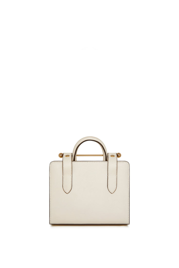 Strathberry Nano Tote - White