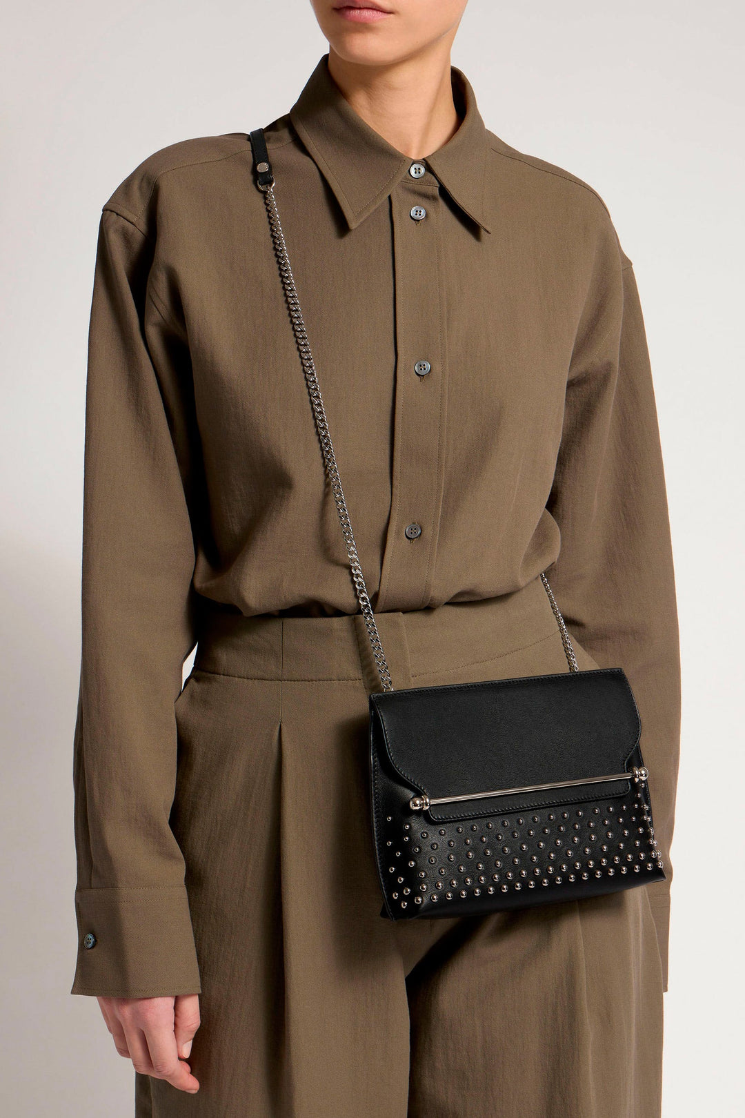 Strathberry Stylist Studs - Black