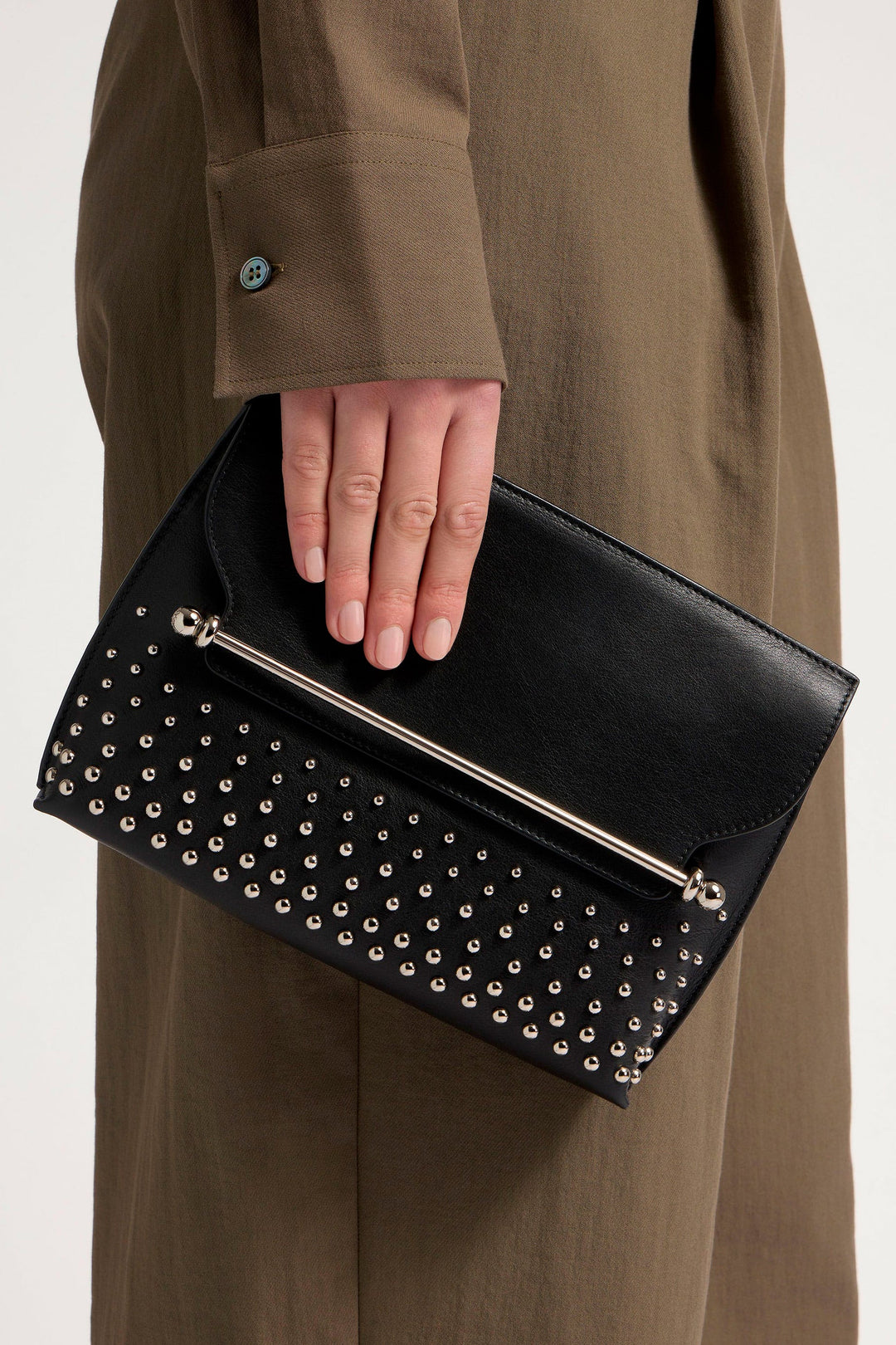 Strathberry Stylist Studs - Black