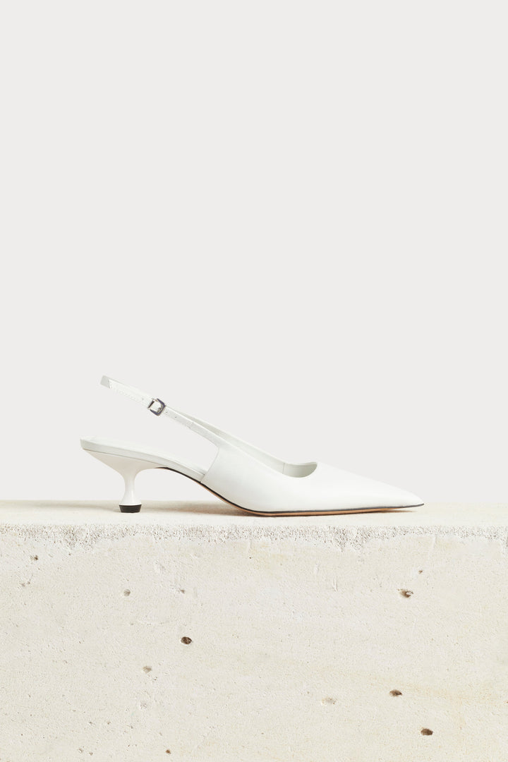 HUSK SAKURA SLINGBACK - WHITE