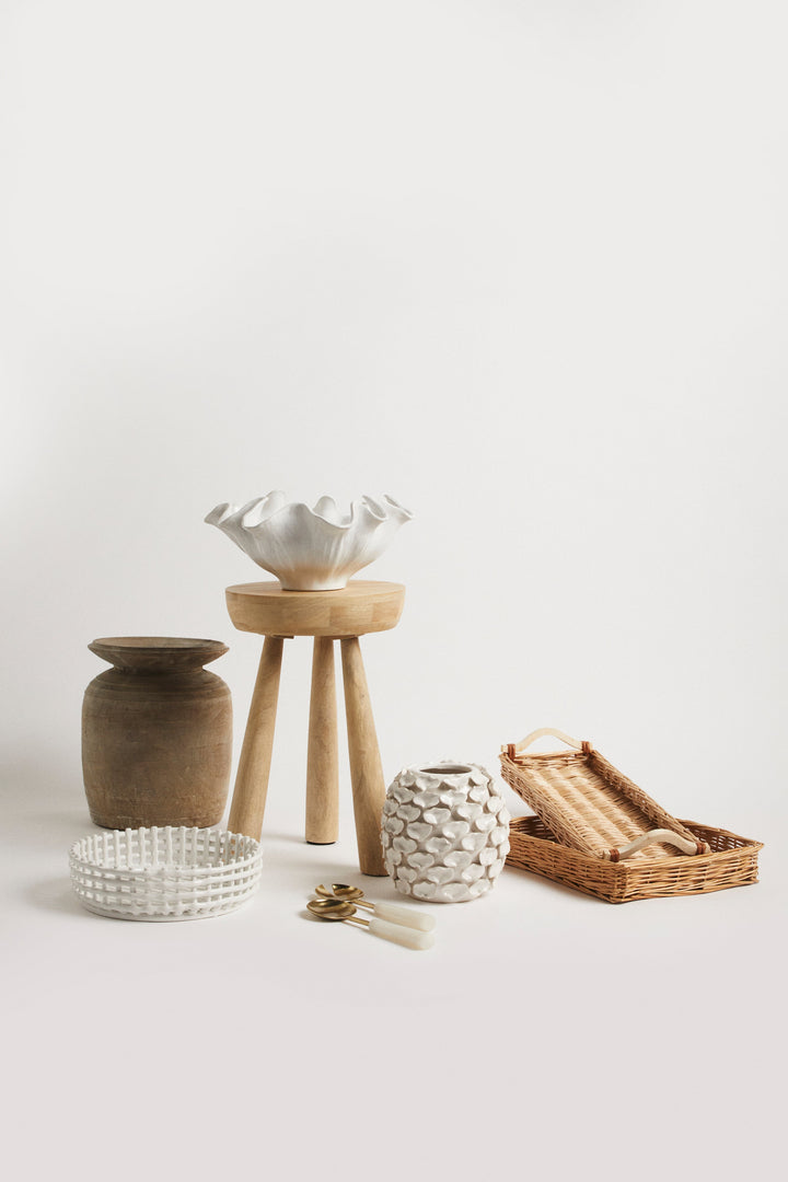 Husk Hugo Stool - Natural