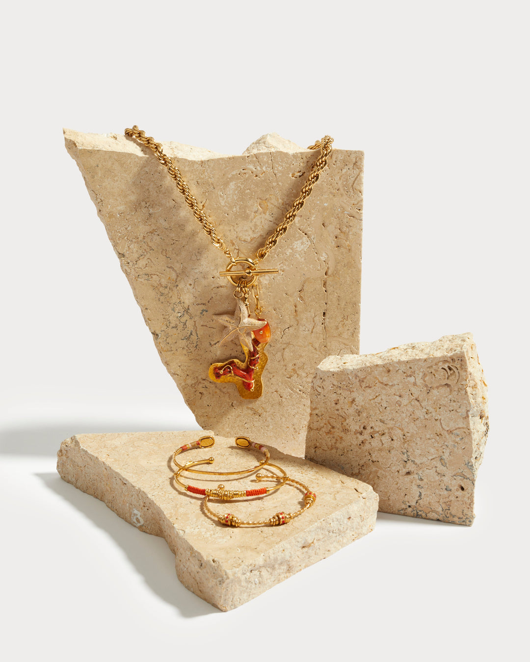 Gas Bijoux Torsade Bracelet - Orange