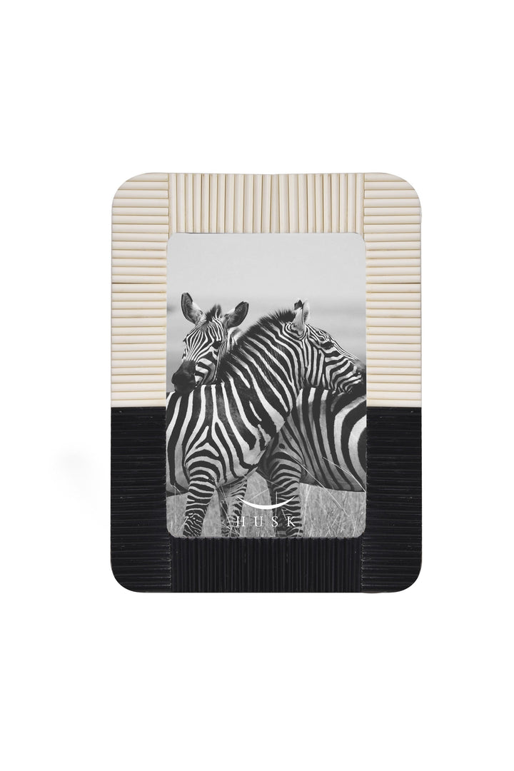 Husk Black & White Ivory Frame