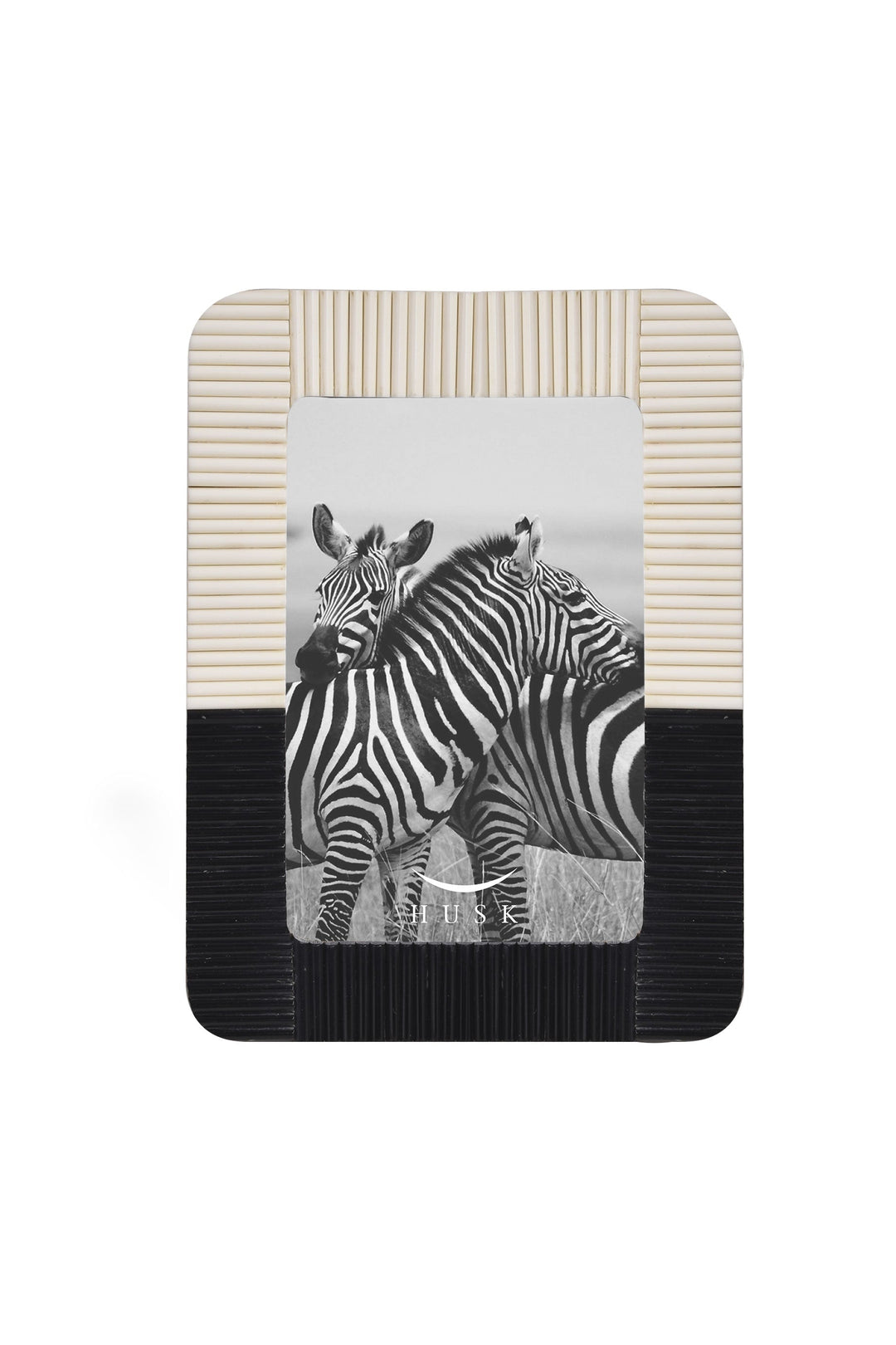 Husk Black & White Ivory Frame